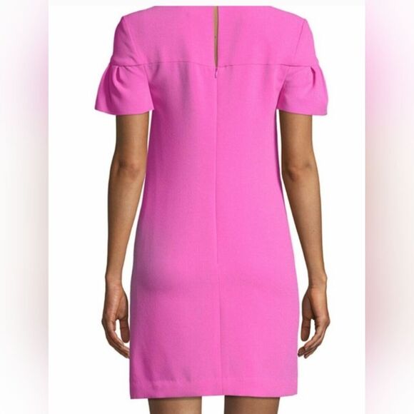 Trina Turk Jacinta Petal Sleeve Shift Dress Size 10 - Picture 3 of 9